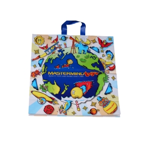 soft loop handle plastic bags