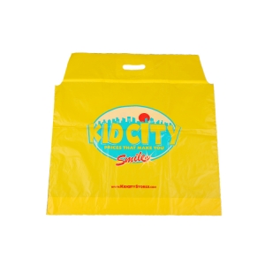 die cut handle plastic bags