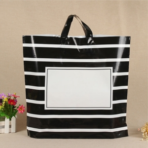 soft loop handle plastic bags