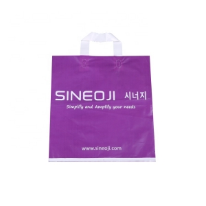 soft loop handle plastic bags