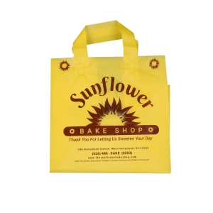 soft loop handle plastic bags